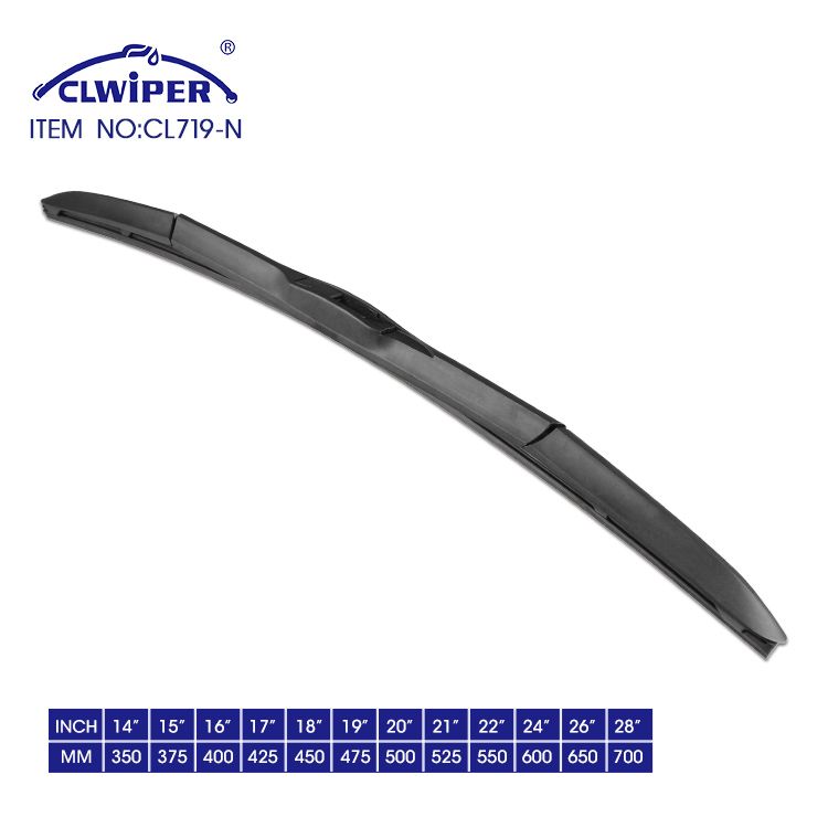 Wholesale auto parts universal wipers hybrid wiper blade (CL719-N)