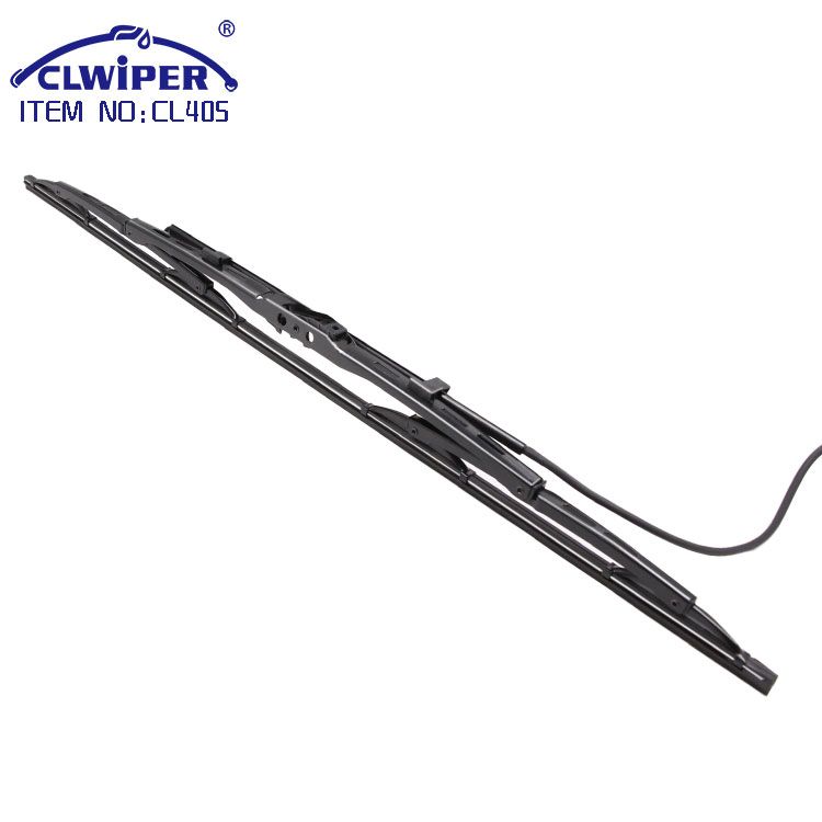 Twin pack 22''&22'' windshield frame wiper blades with spray nozzle for U-hook arm(CL Peugeot 405)